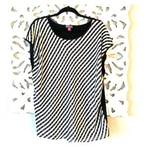 Vince Camuto gingham print blouse